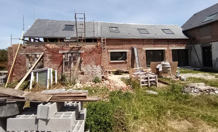 Construction de terrasses, Longueau